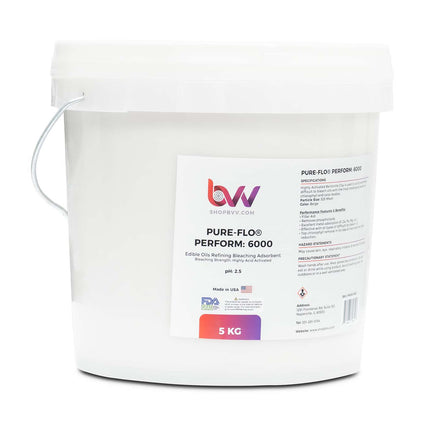 Pure-Flo® Perform 6000 Highly Activated Bleaching & Decolorizing Bentonite for Edible Oils *FDA-GRAS New Products BVV 5KG 