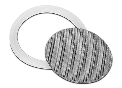 316L Stainless Dutch Weave Sintered Filter Disk 1 micron and up - Silicone