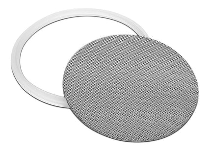 316L Stainless Dutch Weave Sintered Filter Disk 1 micron and up - Silicone