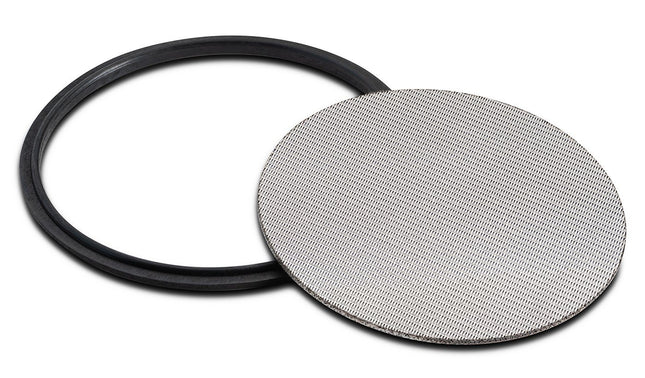 316L Stainless Dutch Weave Sintered Filter Disk 1 micron and up - BUNA-N