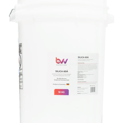 BVV™ Chromatography Silica Gel 60A 30-200μm (Made in Germany) New Products BVV 10KG 