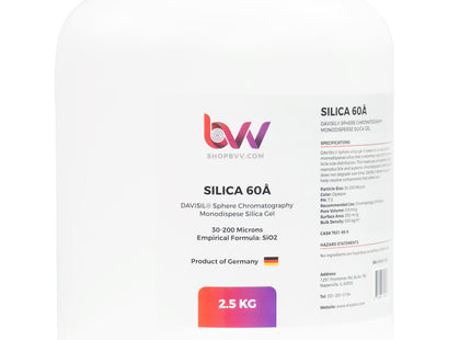 BVV™ Chromatography Silica Gel 60A 30-200μm (Made in Germany)