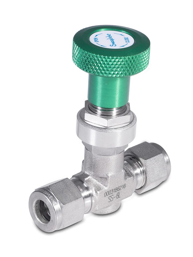 Stainless Steel High Flow Metering Valve - 3/8 in. Swagelok Tube Fitting