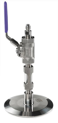 Tri-Clamp Build-A-Lid with BVV 316SS Full Bore Valves Shop All Categories BVV 1.5-inch None Sight Glass