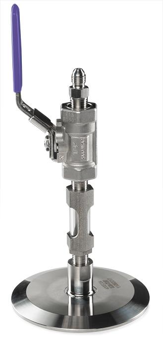 Tri-Clamp Build-A-Lid with BVV 316SS Full Bore Valves Shop All Categories BVV 1.5-inch None Sight Glass