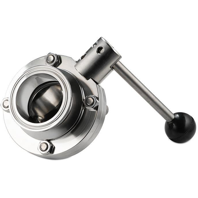 Butterfly Valve - 316 Stainless - VITON Seals New Products BVV 2-inch 