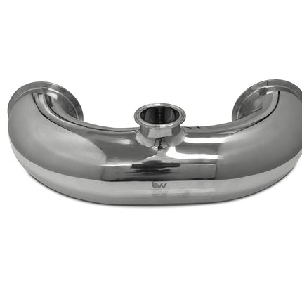 4" Tri-Clamp U-Bend with 2" Side Port