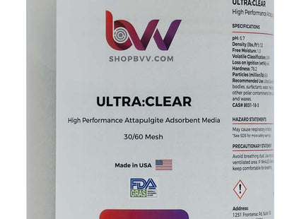 Ultra Clear - Granular High Performance Bentonite for Bleaching & Decolorizing Edible Oils *Compares to CRX™