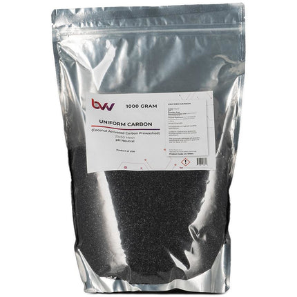 Uniform Carbon Pre-Washed New Products BVV 1000 Grams 