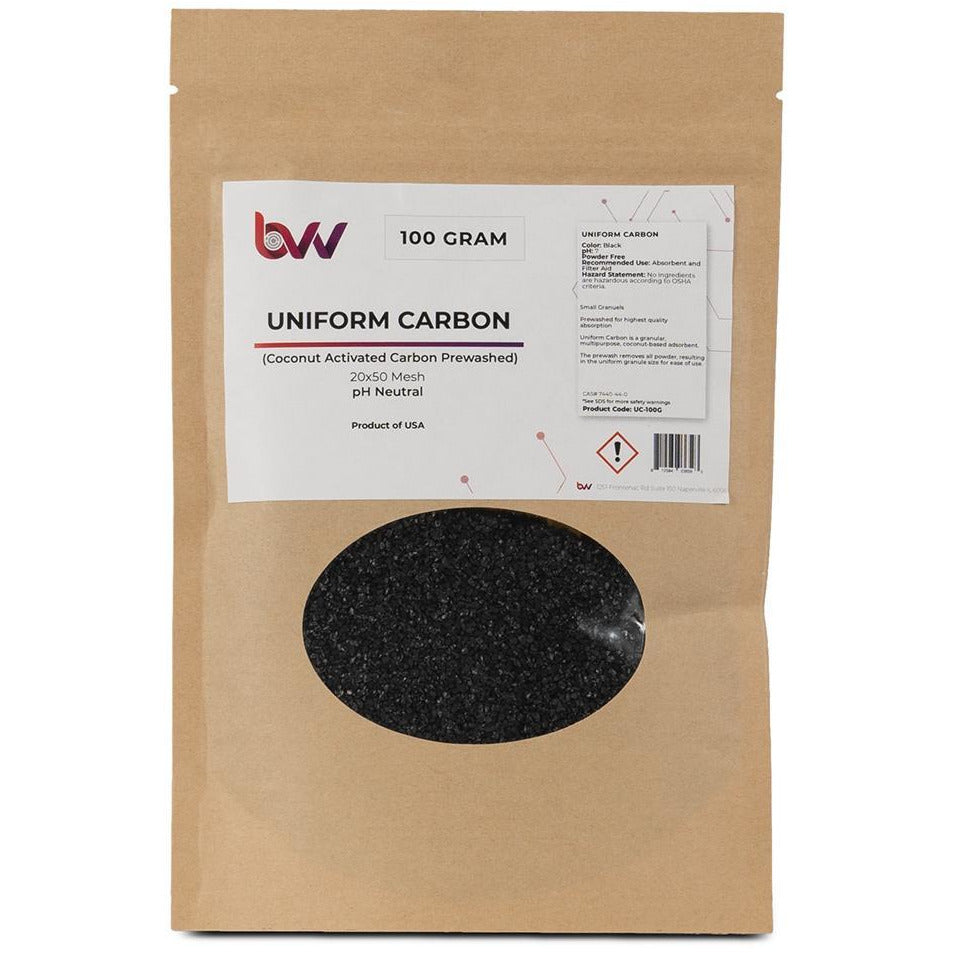 Uniform Carbon Pre-Washed New Products BVV 100 Grams 