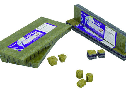 Grodan A-OK 25/40 10/10 Cubes, 1" x 1", 30 sheets of 200