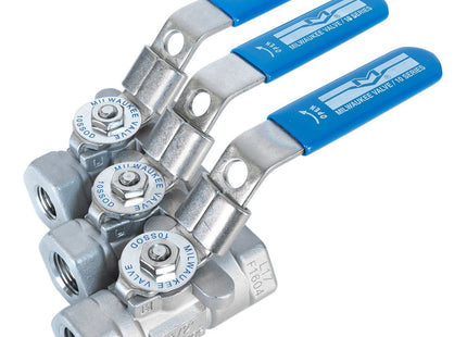 Milwaukee Valve 316SS FNPT Ball Valve
