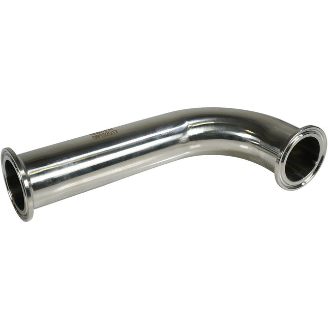 1.5" Tri-Clamp x 8" 90 Degree Bend