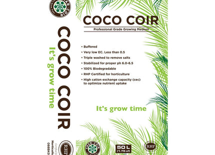 Char Coir 100% RHP Certified Coco Coir, 50 L