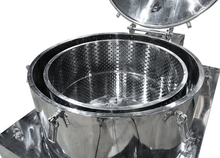 280L Jacketed Stainless Steel Centrifuge with Explosion Proof Motor and Siemens Controller - 85LB Max Capacity