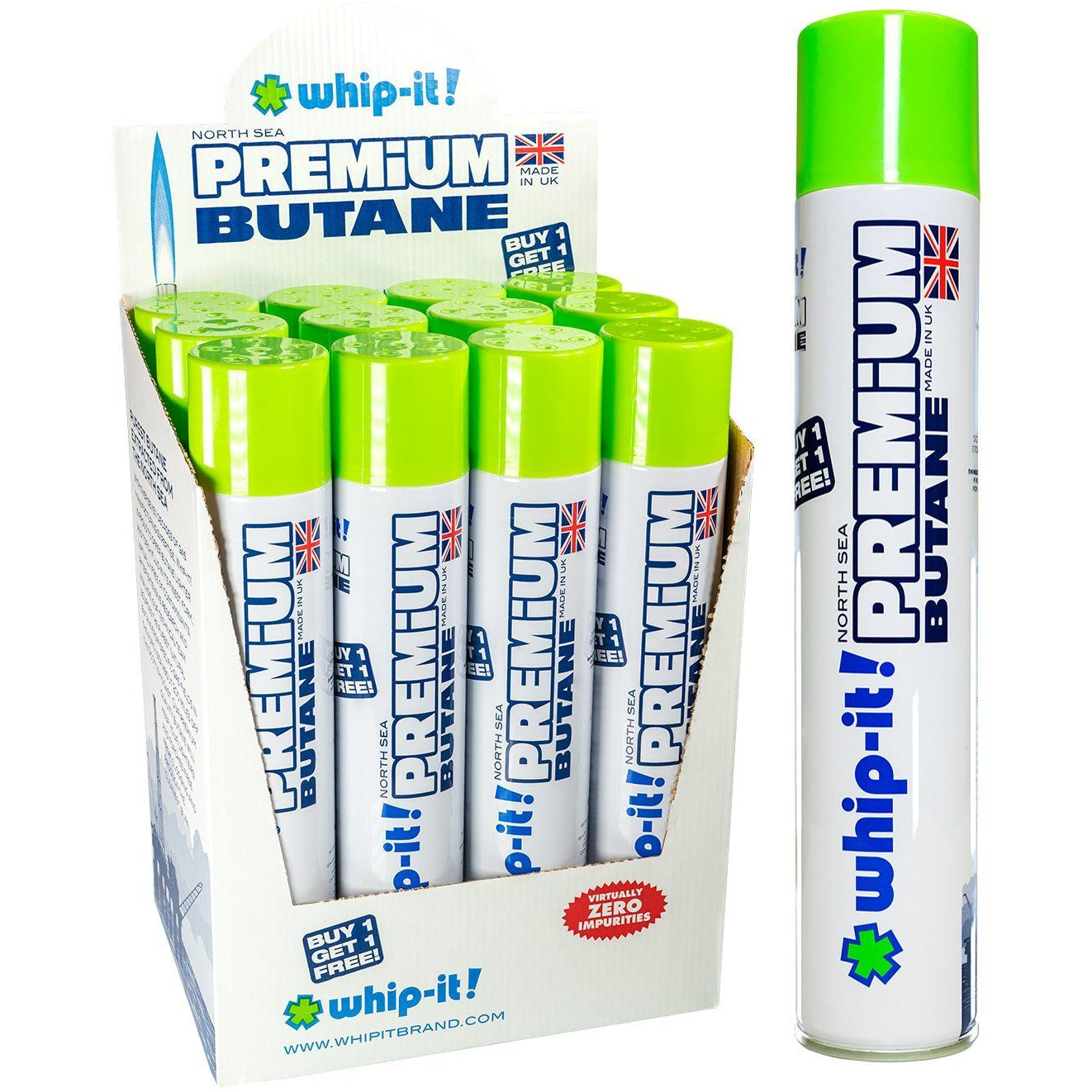 Whip-it! Premium Butane - Zero Impurities 420ML 