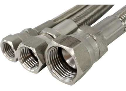USA Made 1/2" x 37 Degree JIC Stainless Steel Hoses