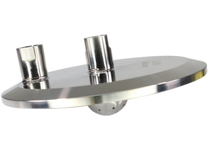 6" Tri-Clamp x (2) 1/4" FNPT ports w/ Shower Head