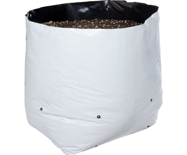 Hydrofarm Black & White Grow Bag, 10 gal (20 packs of 10)