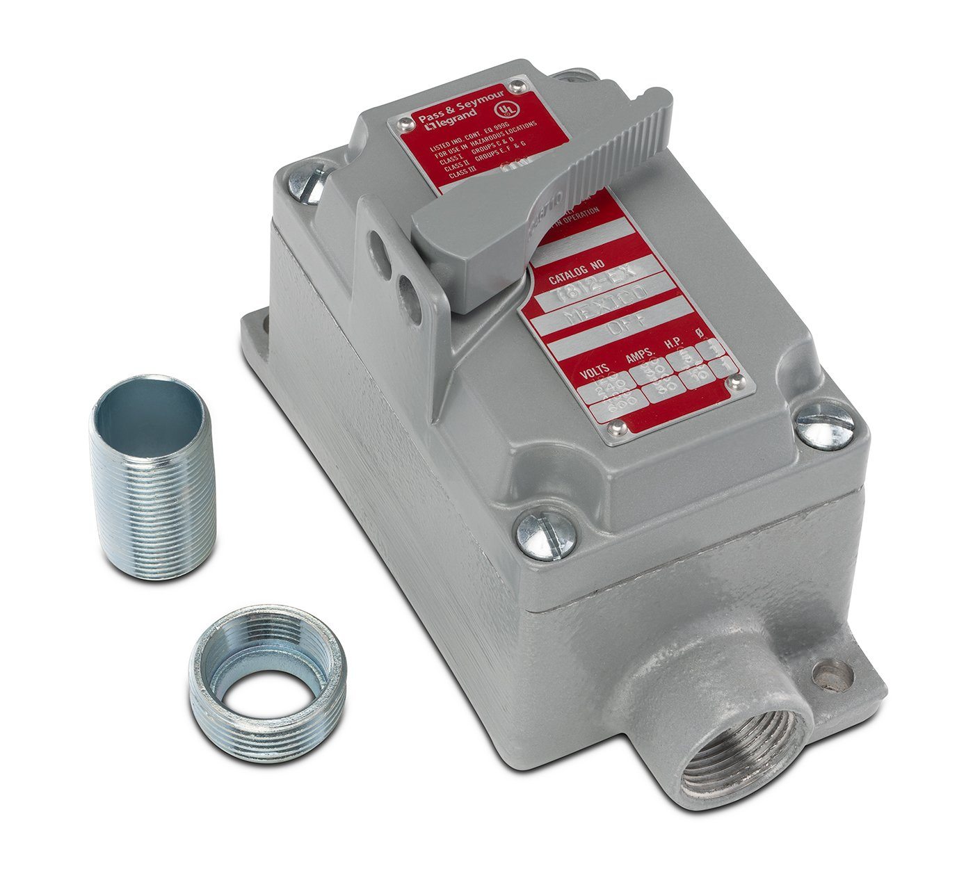 Enclosed Motor Switch Hazardous-Location - UL Listed / CSA Certified for MVP Recovery Pumps New Products BVV 